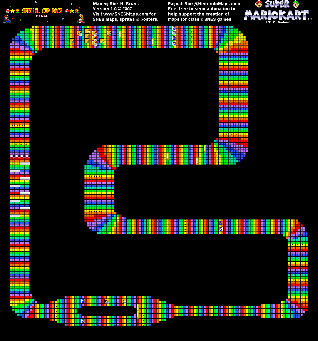 Rainbow Road - Mario Kart PC