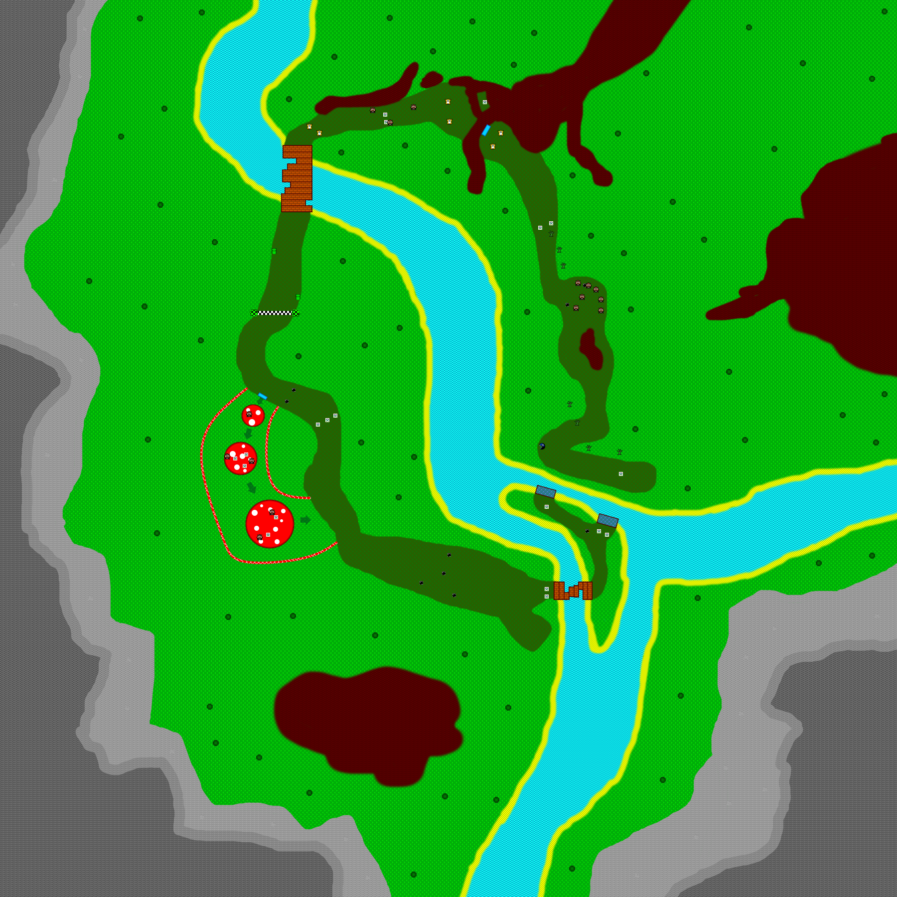 The Luigi River - Mario Kart PC