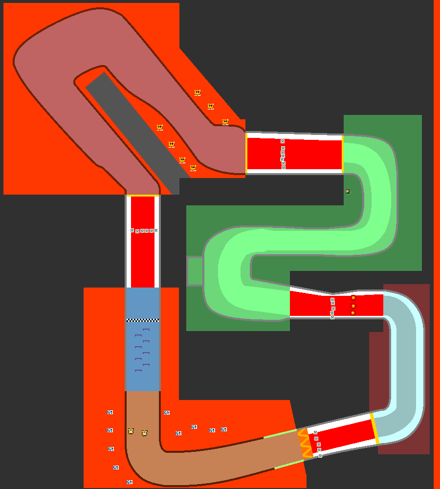 Bowser's Factory. Skatoony Version - Mario Kart PC