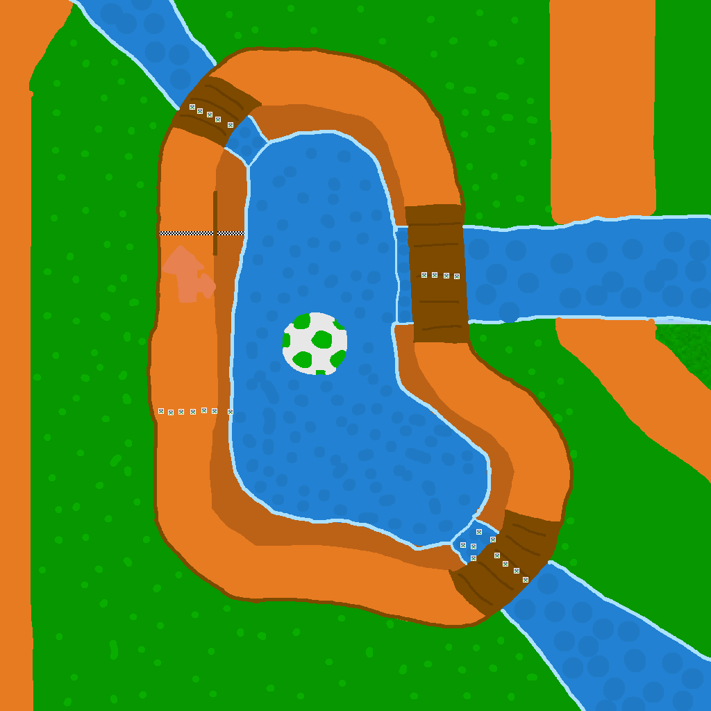 DS Yoshi Falls - Mario Kart PC