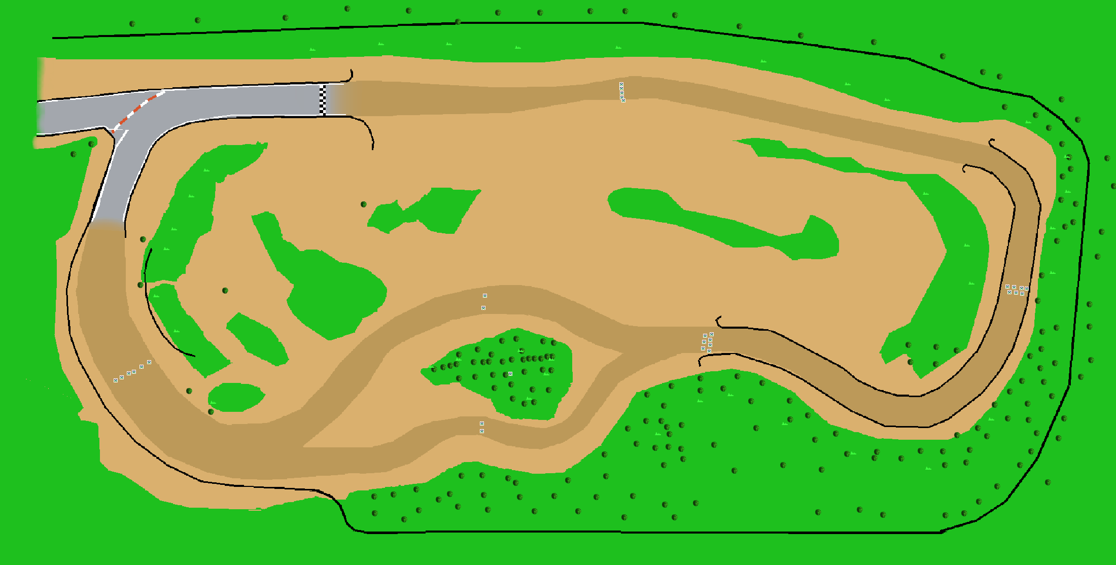 Clayridge circuit - Mario Kart PC