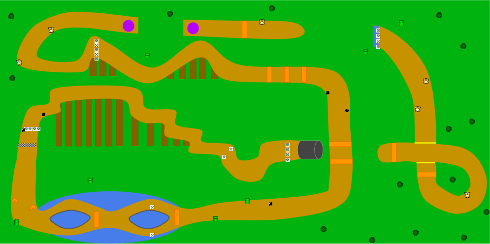 Off Road Raceway - Mario Kart PC