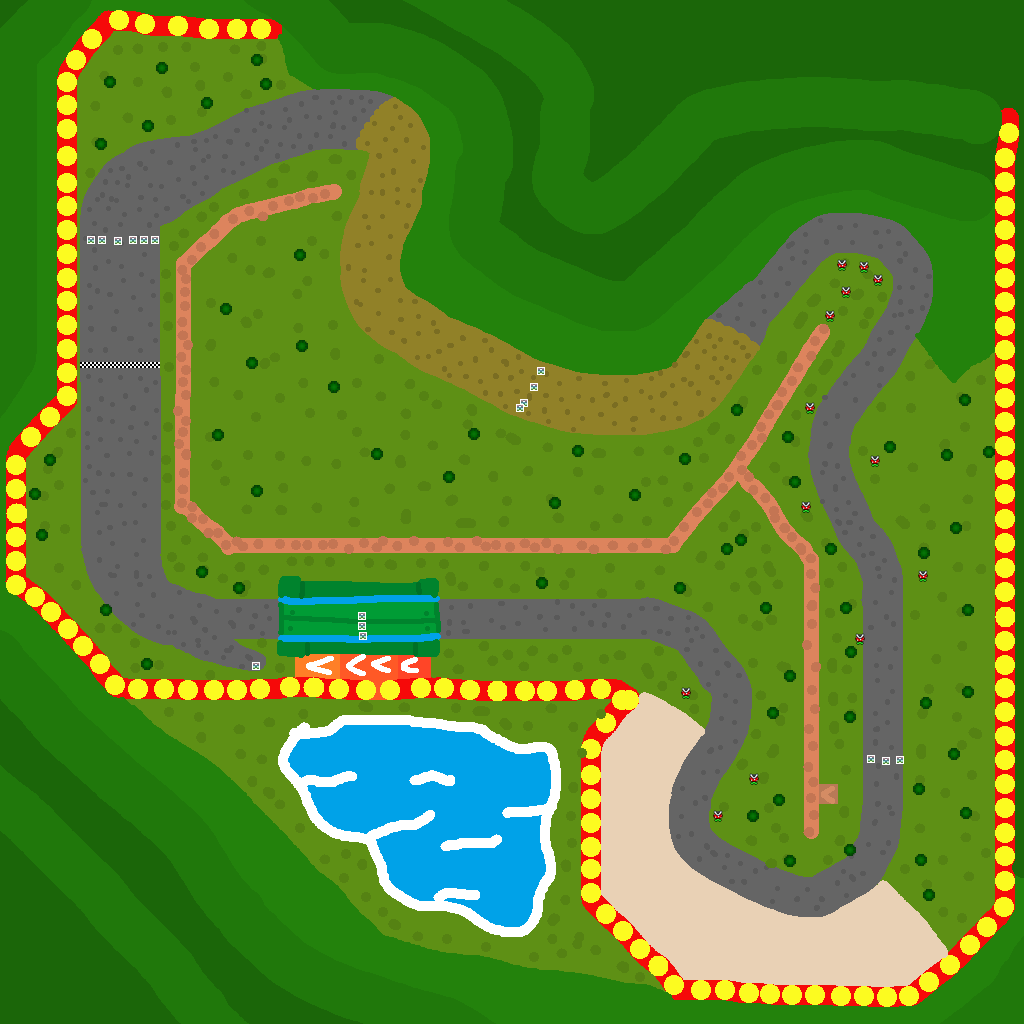 N64 Mario Raceway - Mario Kart PC