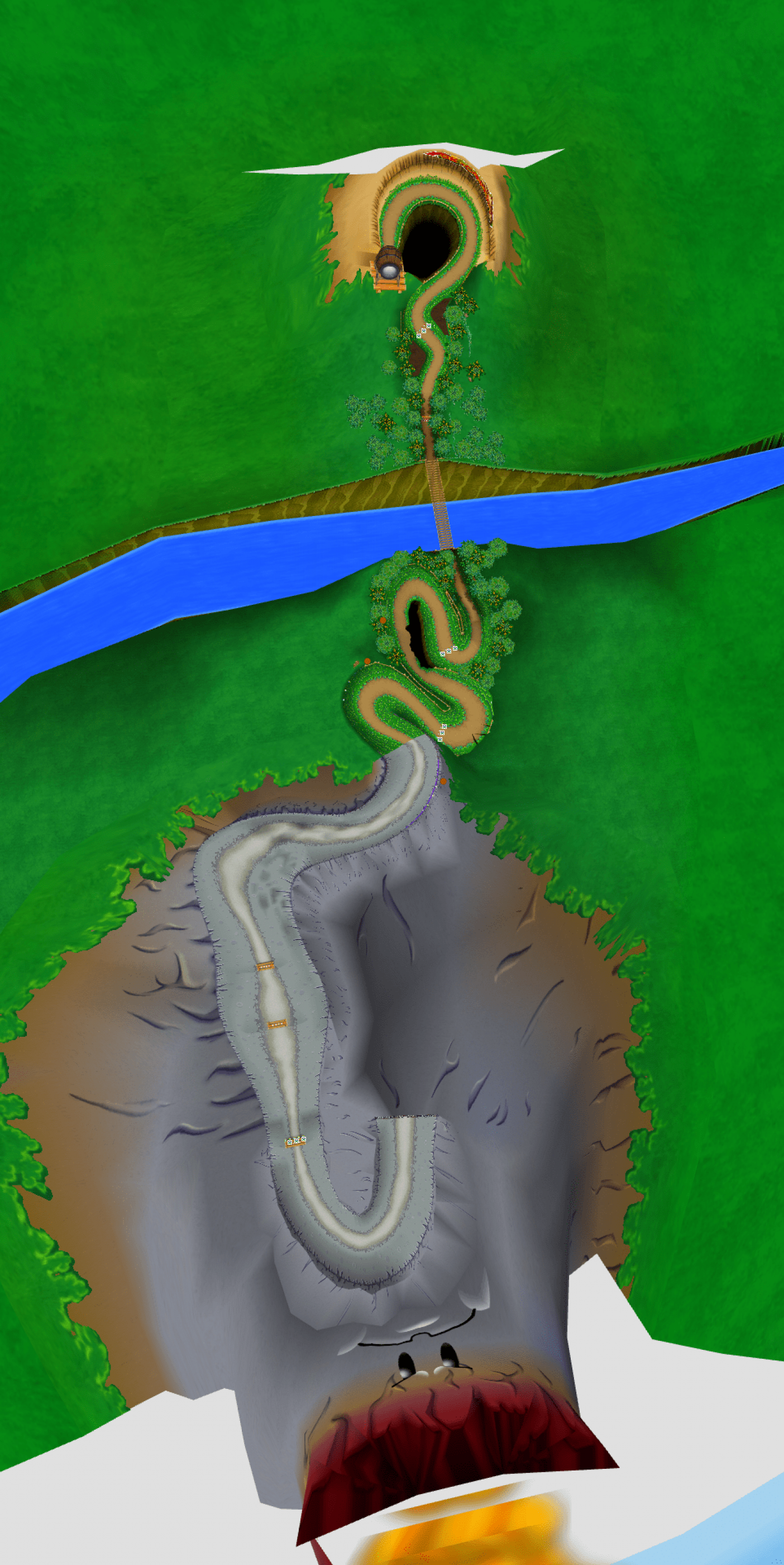 GCN DK Mountain - Mario Kart PC