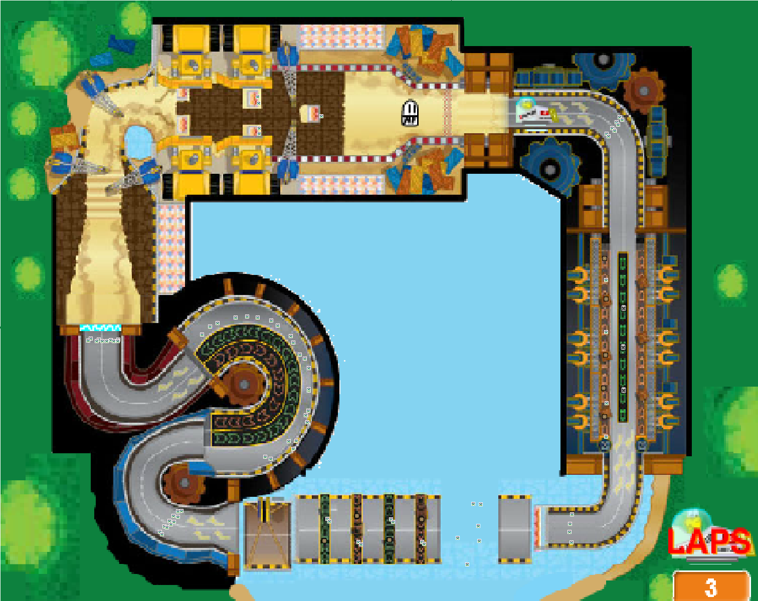 Usine Toad - Mario Kart PC
