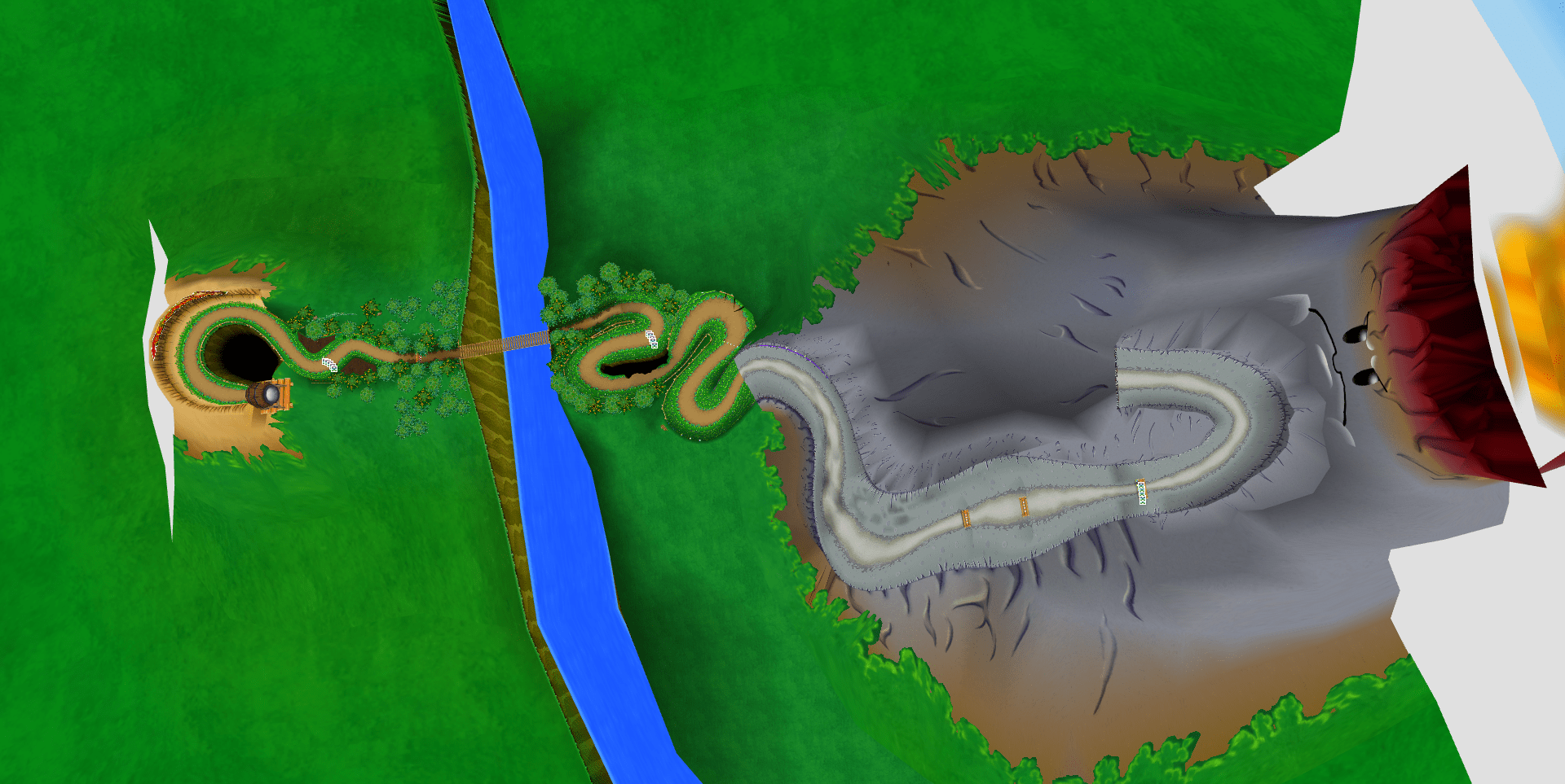 GCN DK Mountain - Mario Kart PC