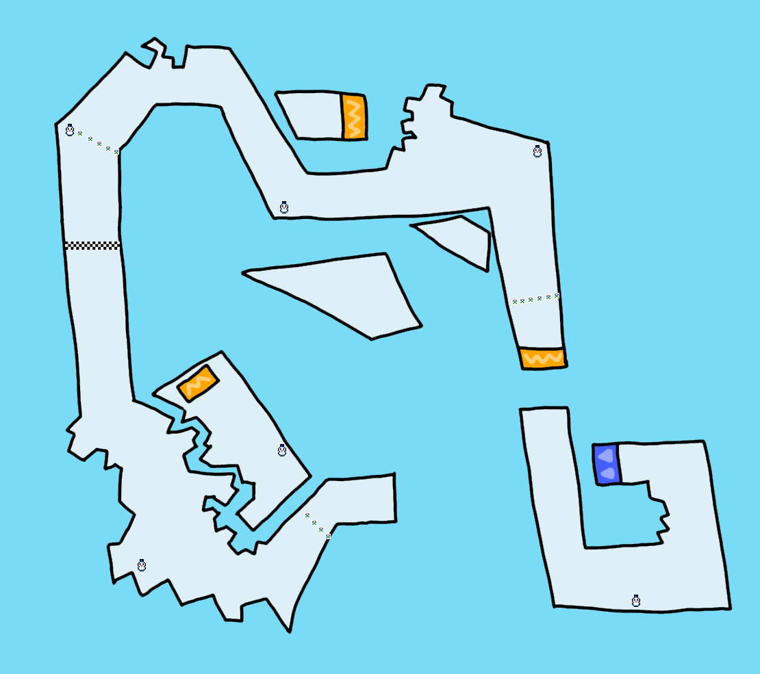 Ice Ice Falls - Mario Kart PC