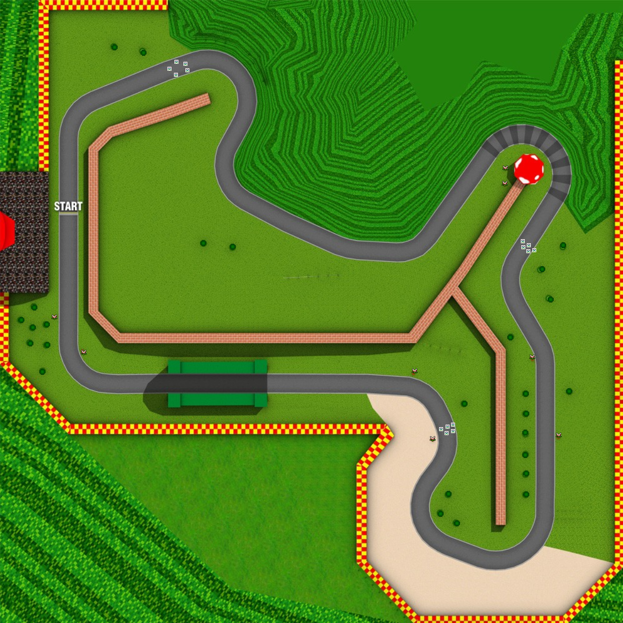 Mario Raceway - Mario Kart PC