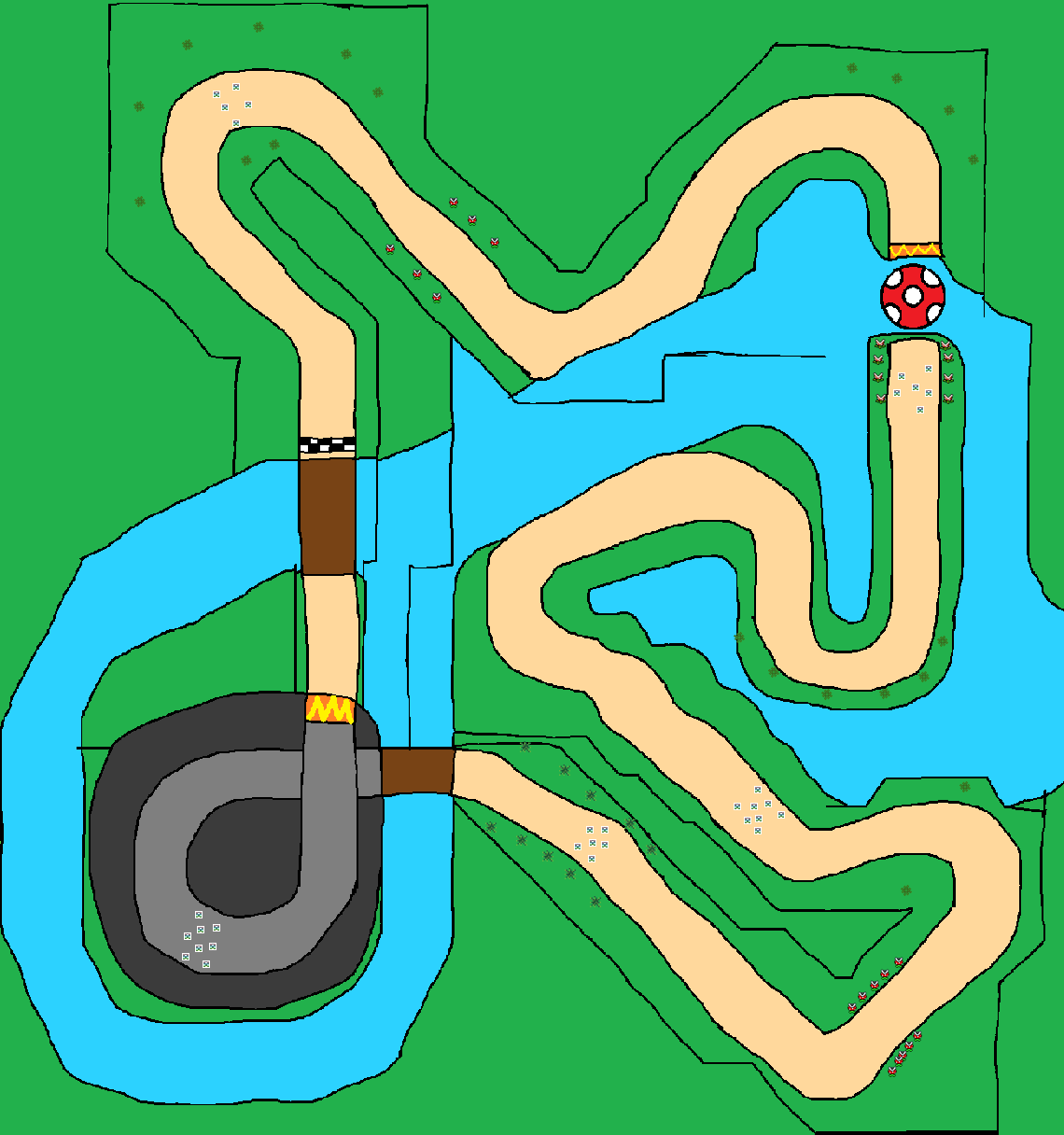 Riverside Park Remake - Mario Kart PC
