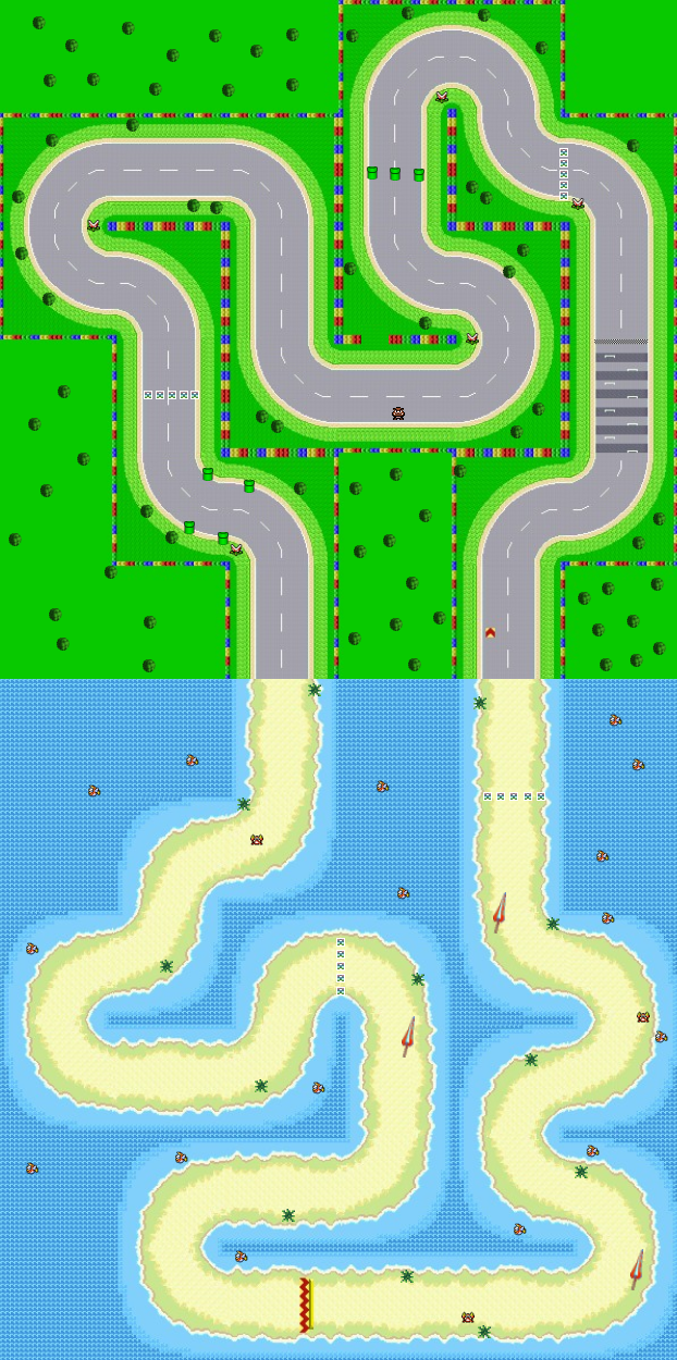 Seaside Raceway - Mario Kart PC