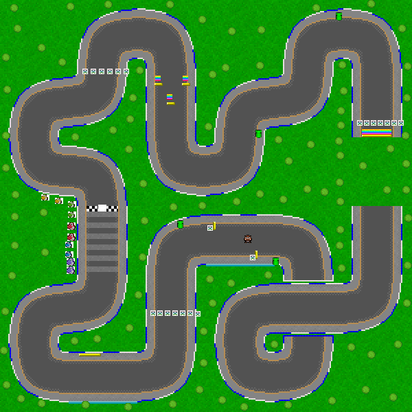 Yoshi Raceway - Mario Kart PC