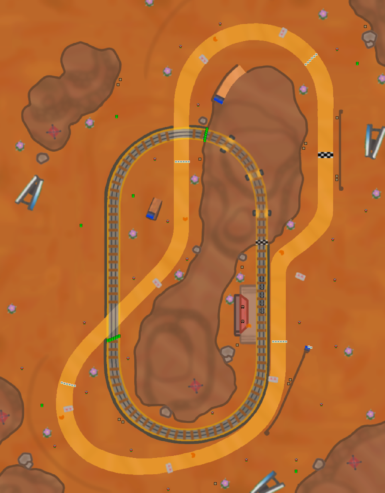 Kalimari Desert - Mario Kart PC