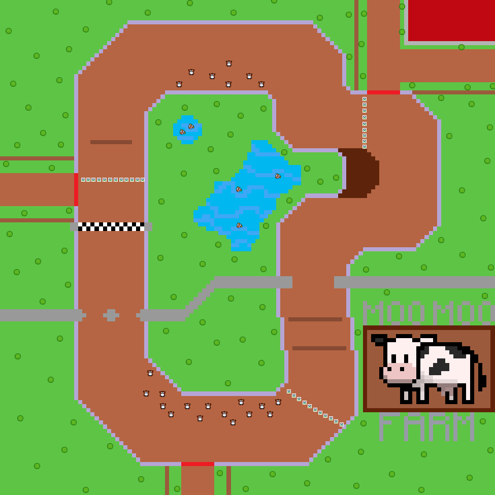 Moo Moo Farm (Complete Mode) - Mario Kart PC