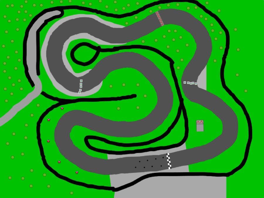My first complete mode track - Mario Kart PC