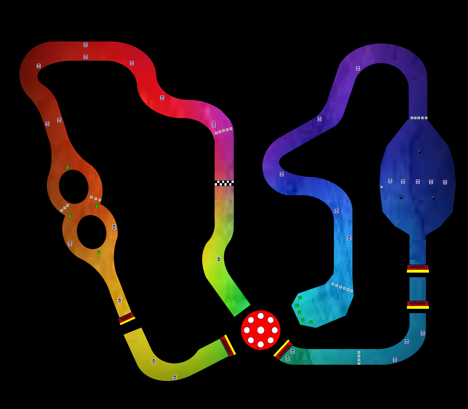 Rainbow Road Mario Kart PC