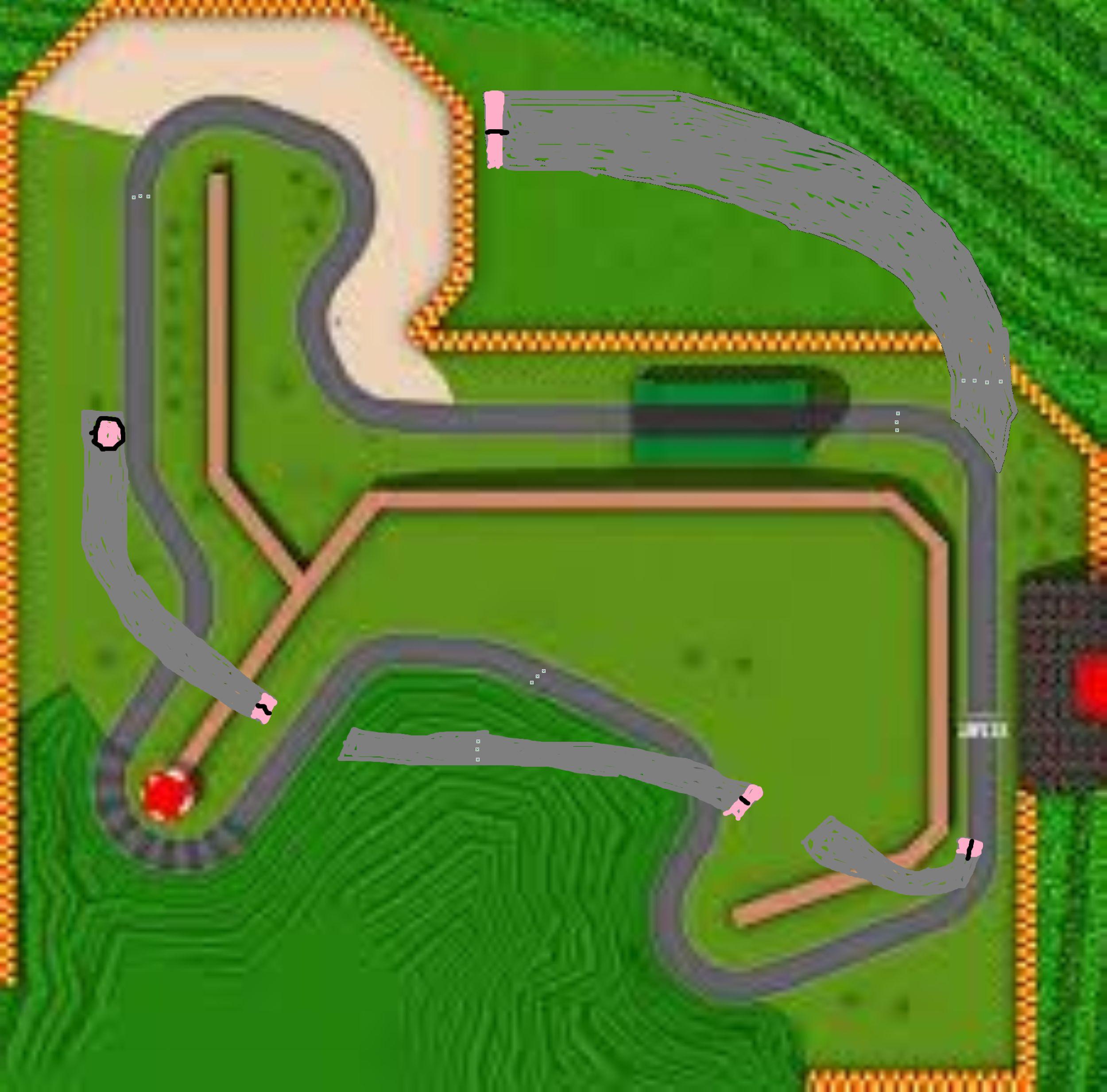 SMW Raceway - Mario Kart PC