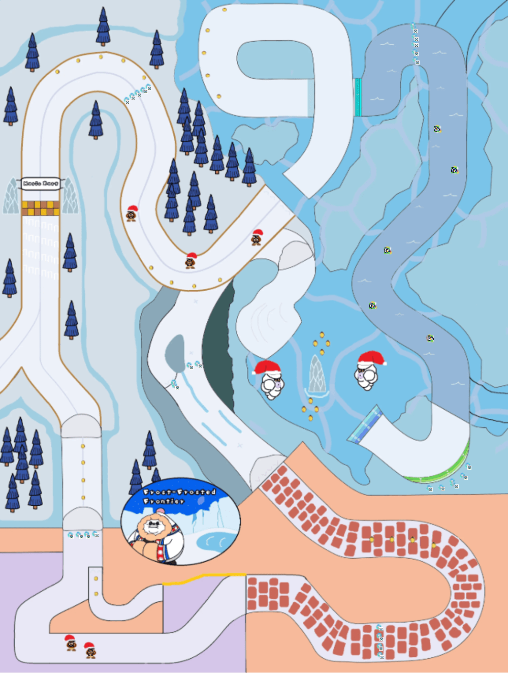 Snow Kingdom - Mario Kart PC