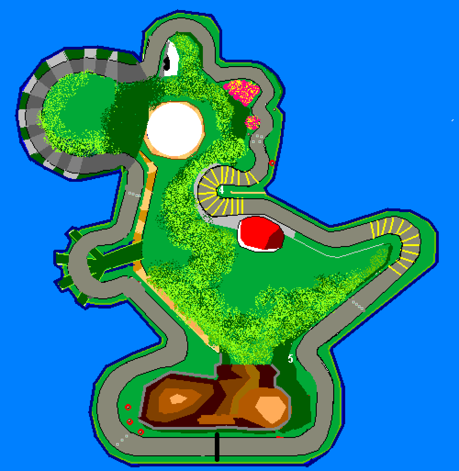 Yoshi Circuit - Mario Kart PC