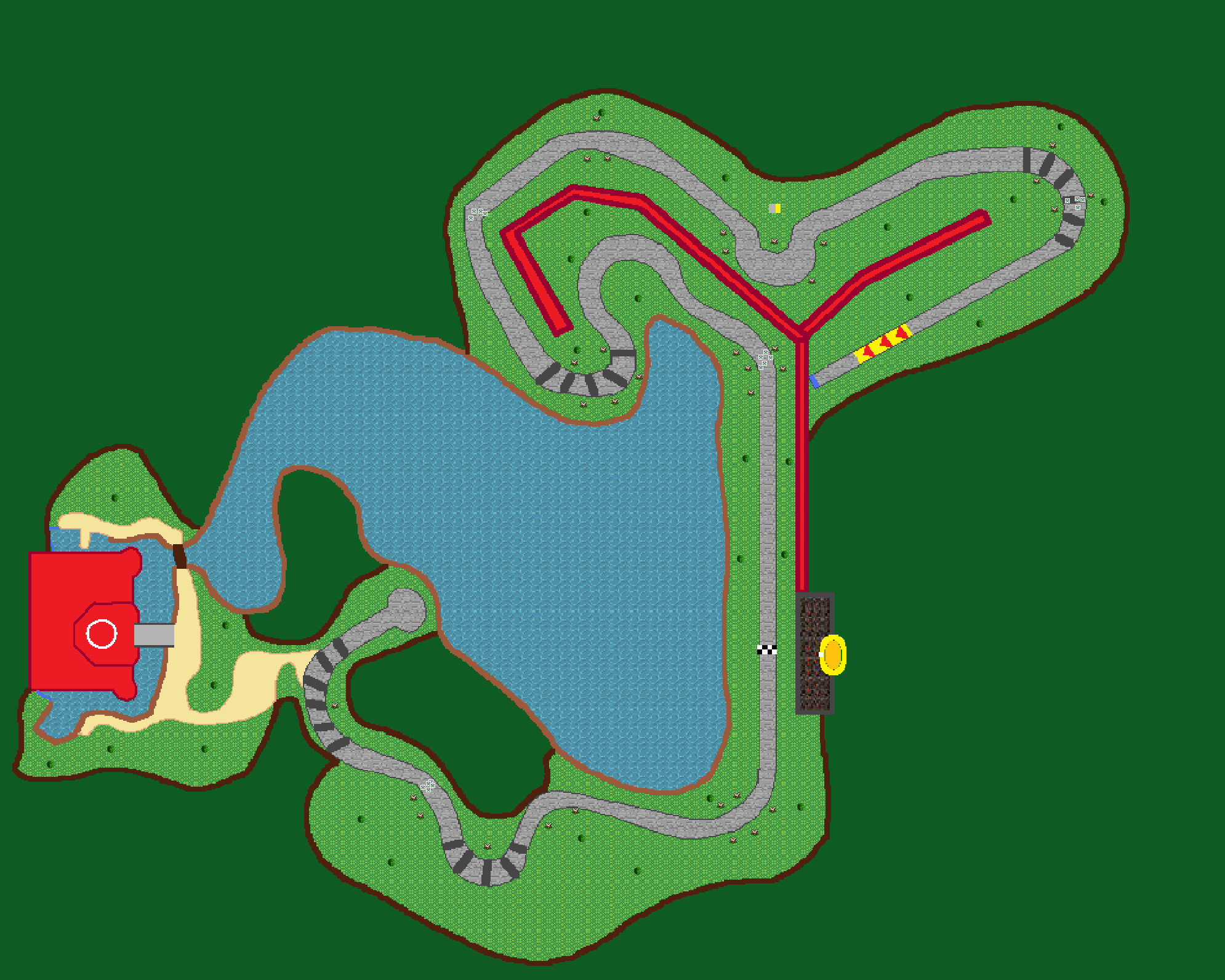 N64 Royal Raceway - Mario Kart PC