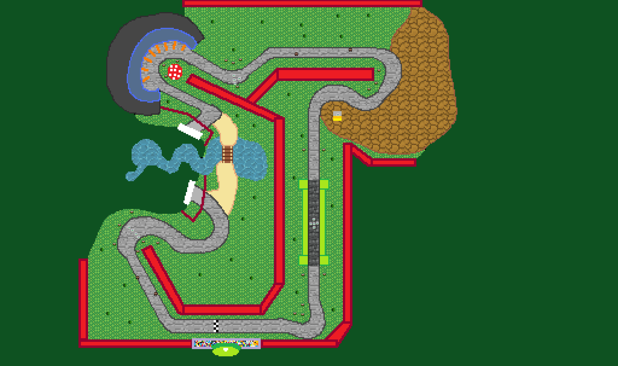 N64 Mario Raceway - Mario Kart PC