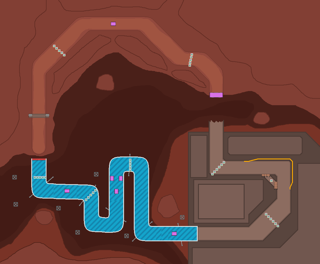 Red Rocks Cavern/Martian Mine - Mario Kart PC