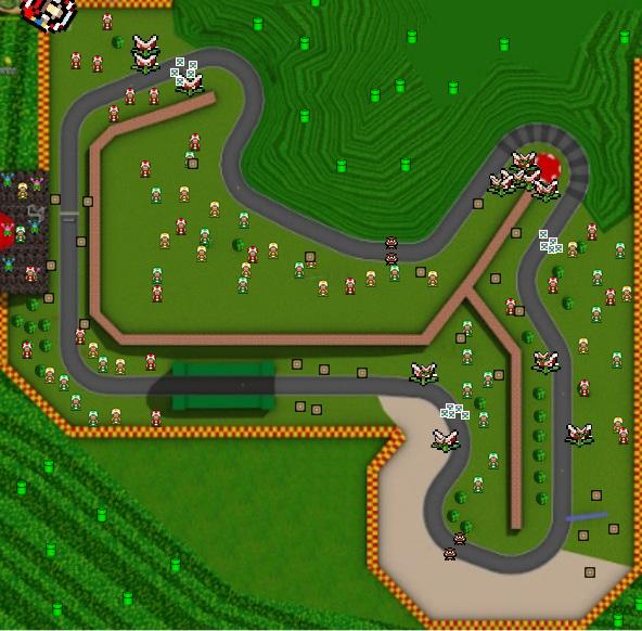 N64 small mario raceway - Mario Kart PC