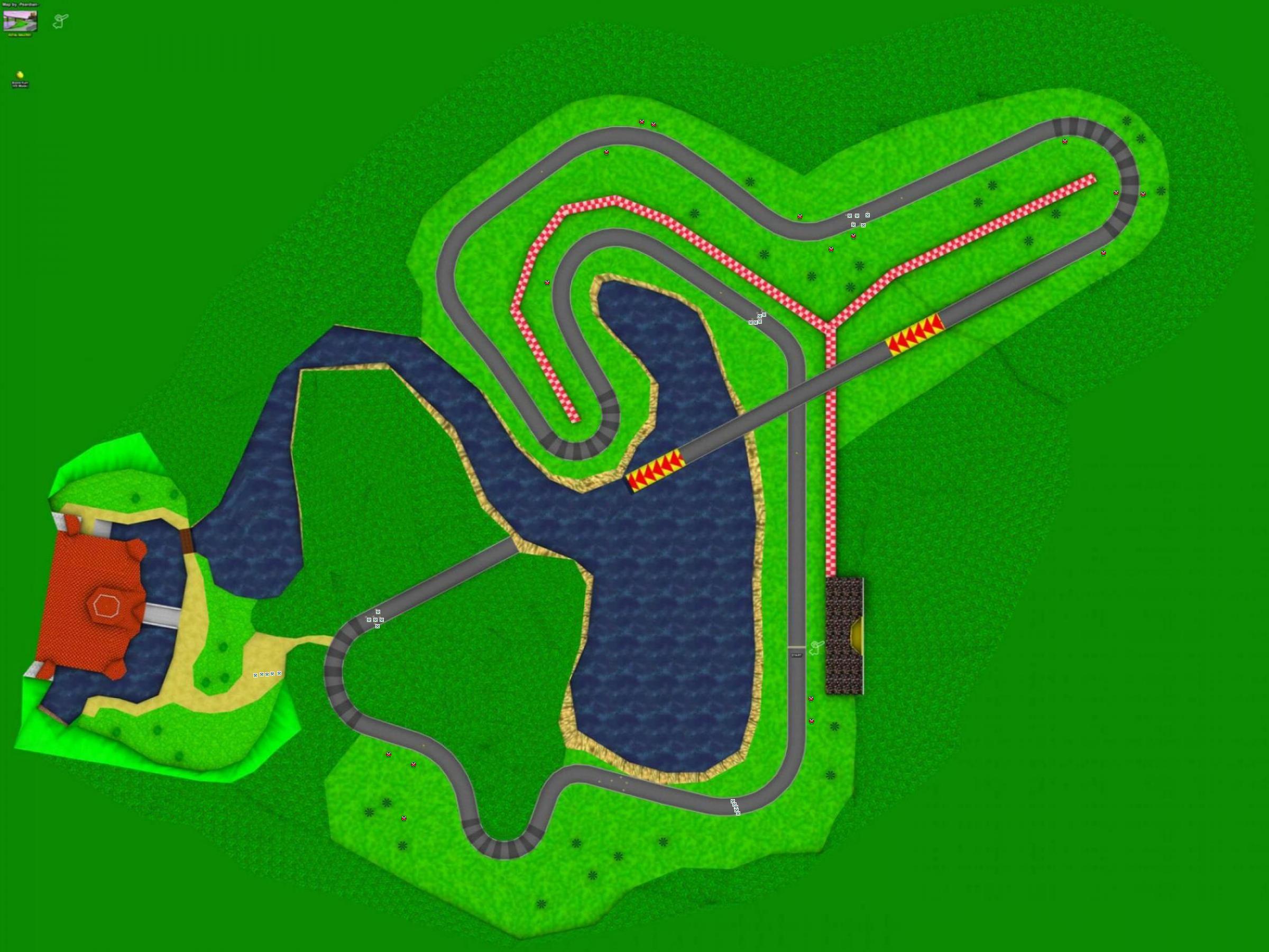 N64 Royal Raceway - Mario Kart PC