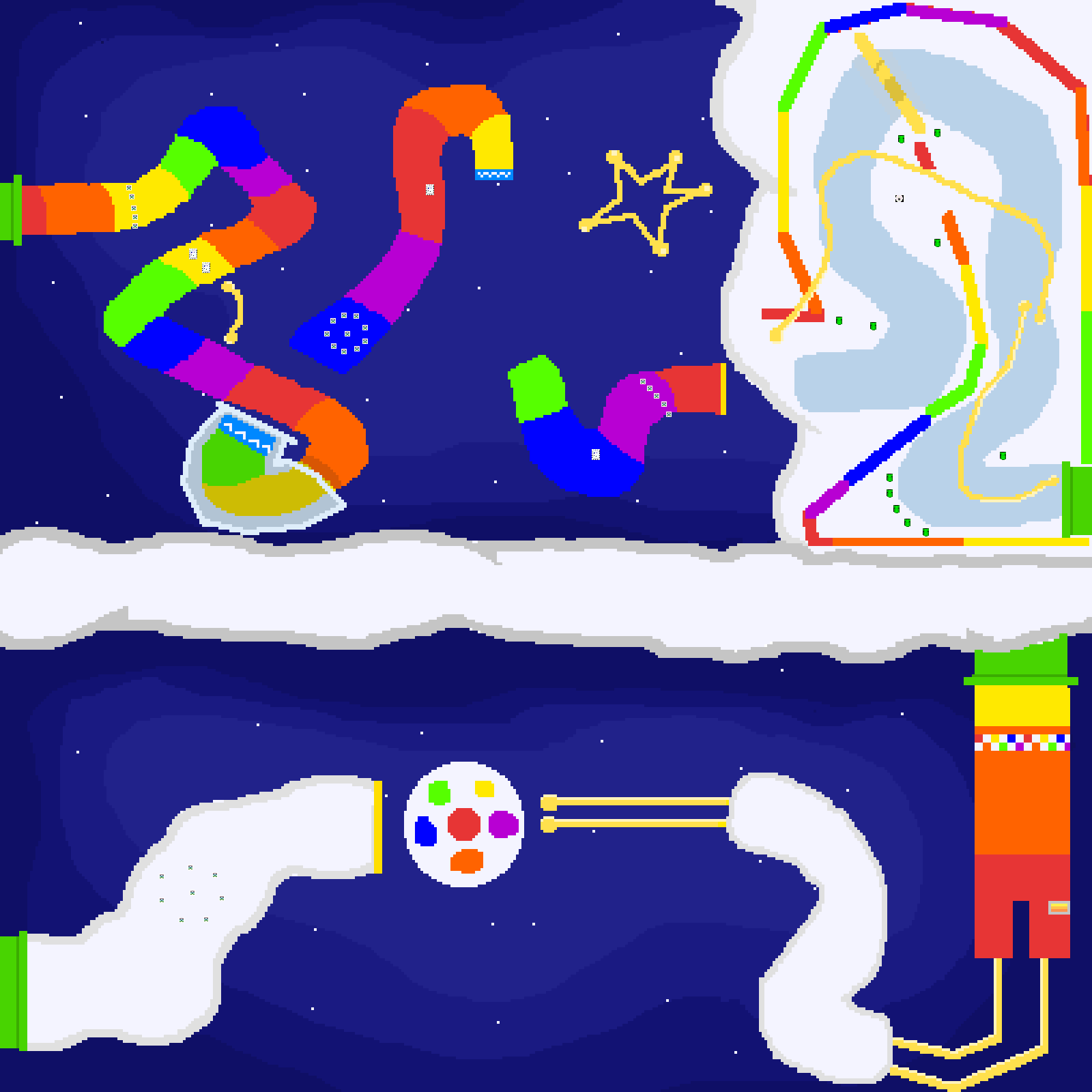 Rainbow Road - Mario Kart PC