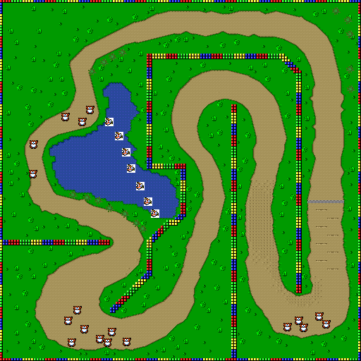 SNES Donut Plains 2 - Mario Kart PC