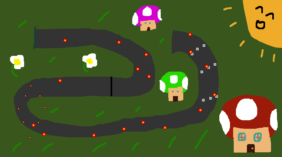Toad Town - Mario Kart PC