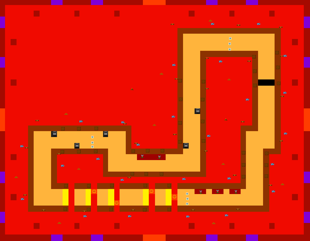 GBA Bowser's Castle 1 - Mario Kart PC