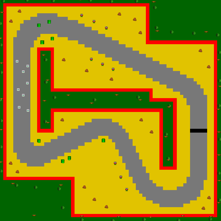 SNES Mario Circuit 1 - Mario Kart PC