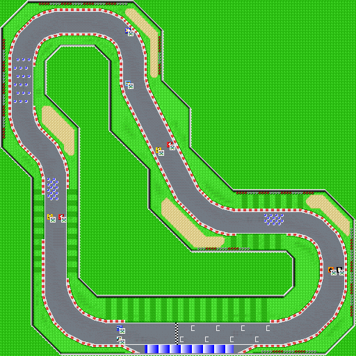 1 - Monza Course - Mario Kart PC