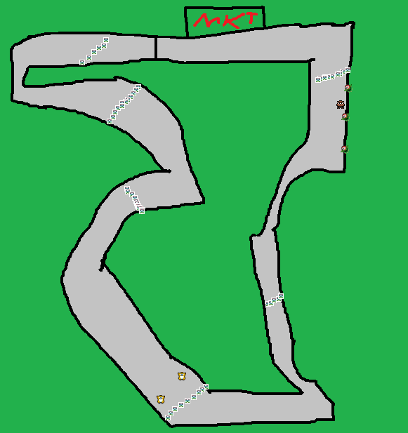 RMX Mario Raceway - Mario Kart PC