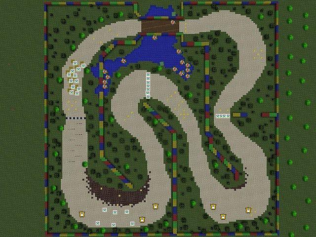 MKMC SNES Donut Plains 1 - Mario Kart PC