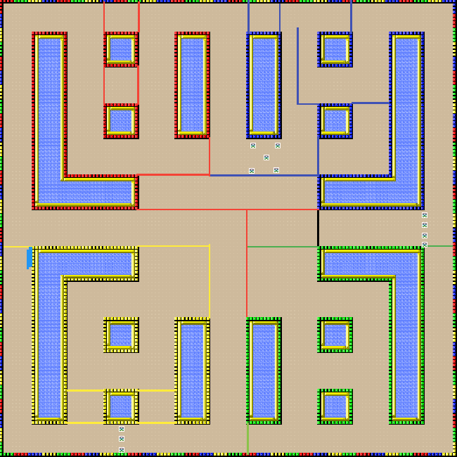 SNES Battle Course 2 Circuit - Mario Kart PC