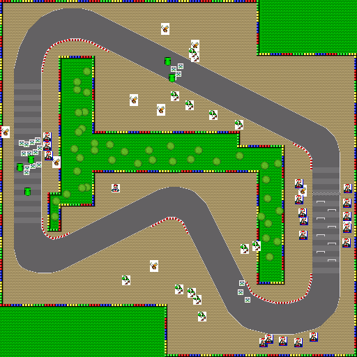 Mkpc Remake Snes Mario Circuit 1 Mario Kart Pc 