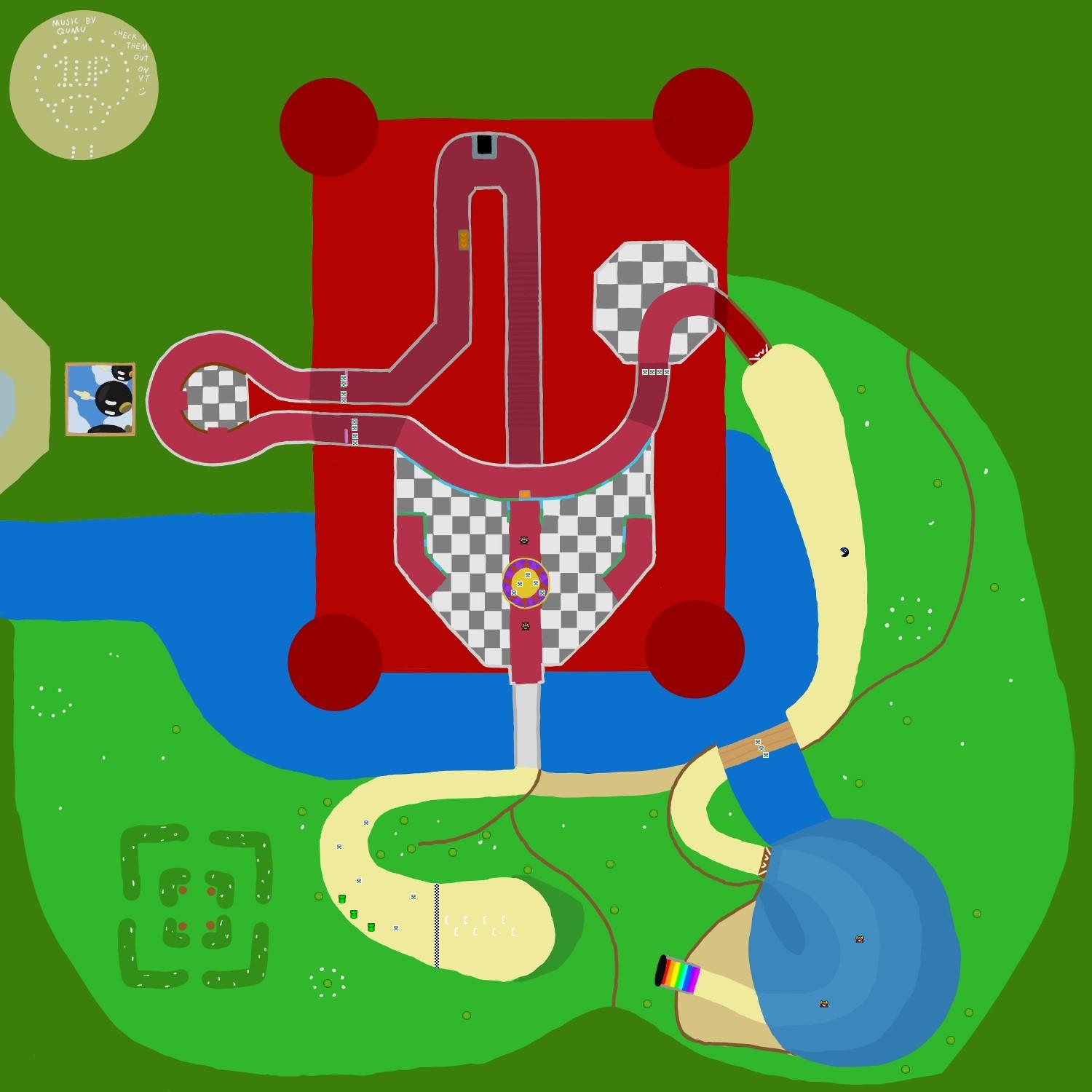 Peach castle Mario Kart PC