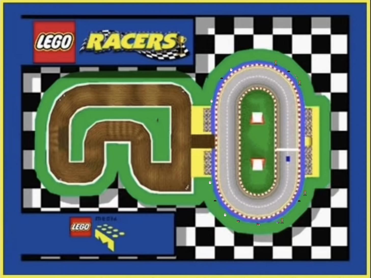 Ciruit test lego racer 1 - Mario Kart PC