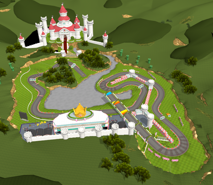 N64 ROYAL RACEWAY (MK8 REMAKE) - Mario Kart PC