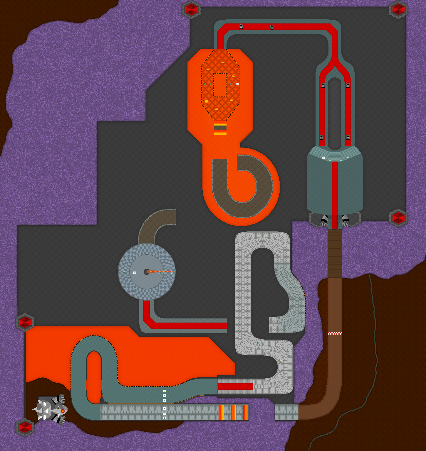 Bowser's Castle Mario Kart PC