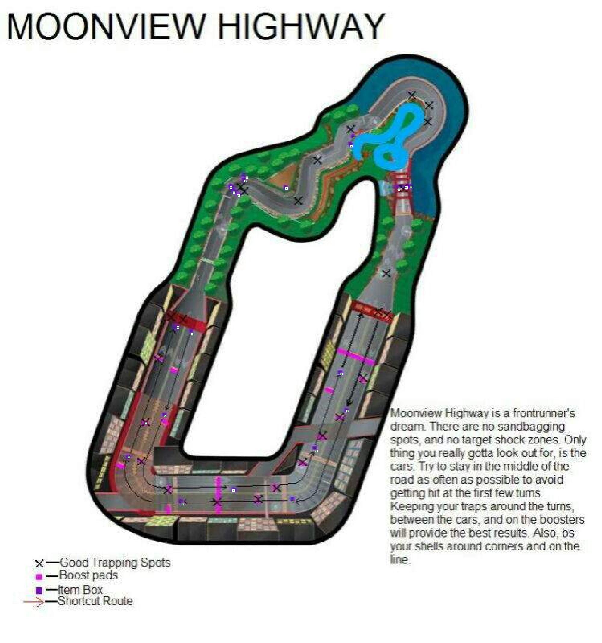 Wii Moonview Highway Mario Kart Pc 7505