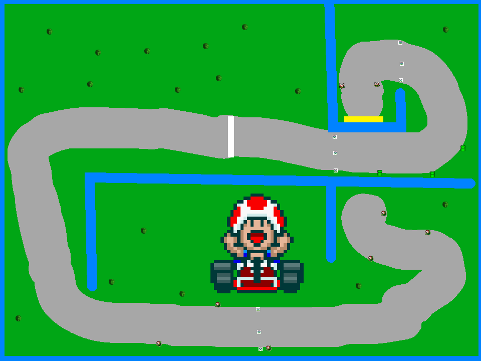 Toad Raceway - Mario Kart PC