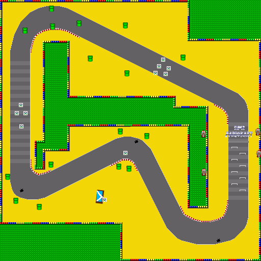 SNES Circuit Mario 1 - Mario Kart PC