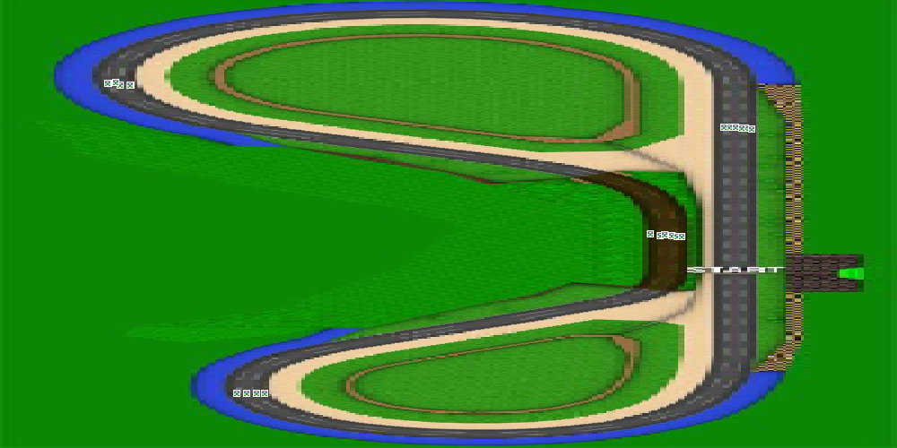 Luigi Raceway but Heavily Distorted - Mario Kart PC