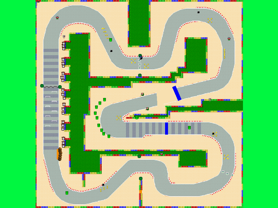 MK1C- SNES MC3 Revamped - Mario Kart PC