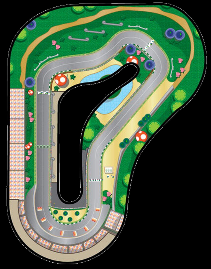 1-1 Wii Luigi Circuit - Mario Kart PC