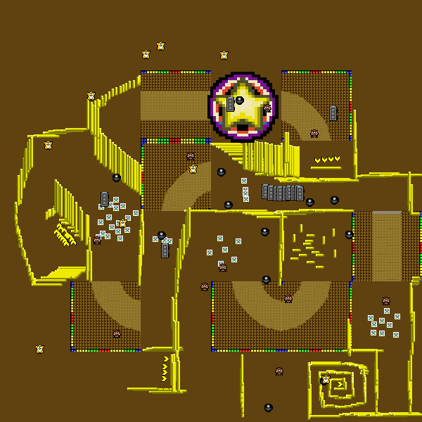 Corrupted SNES Choco Island 1 - Mario Kart PC