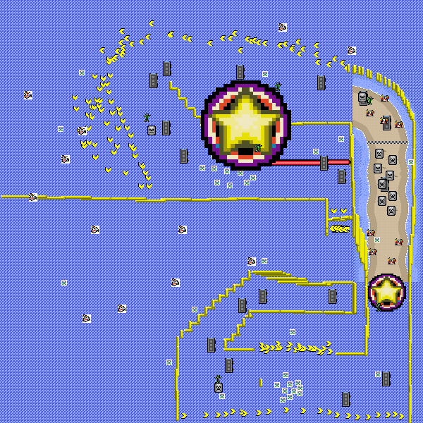Corrupted SNES Koopa Beach 1 - Mario Kart PC