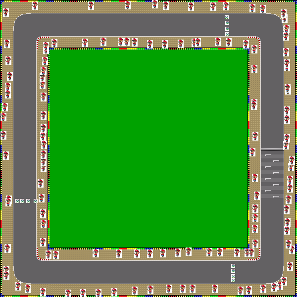 Square Track - Mario Kart PC